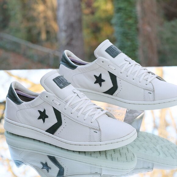 Converse John Varvatos Pro Leather Low White Green 2012 - Picture 9 of 15